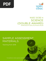 Wjec Gcse Science Double Sams From 2016 e