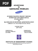 Download Final Report Samsung Mobiles by Kirti Rajput SN36506933 doc pdf