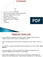 Manufacturing Process & Quality Systems of Automotive Components Plant