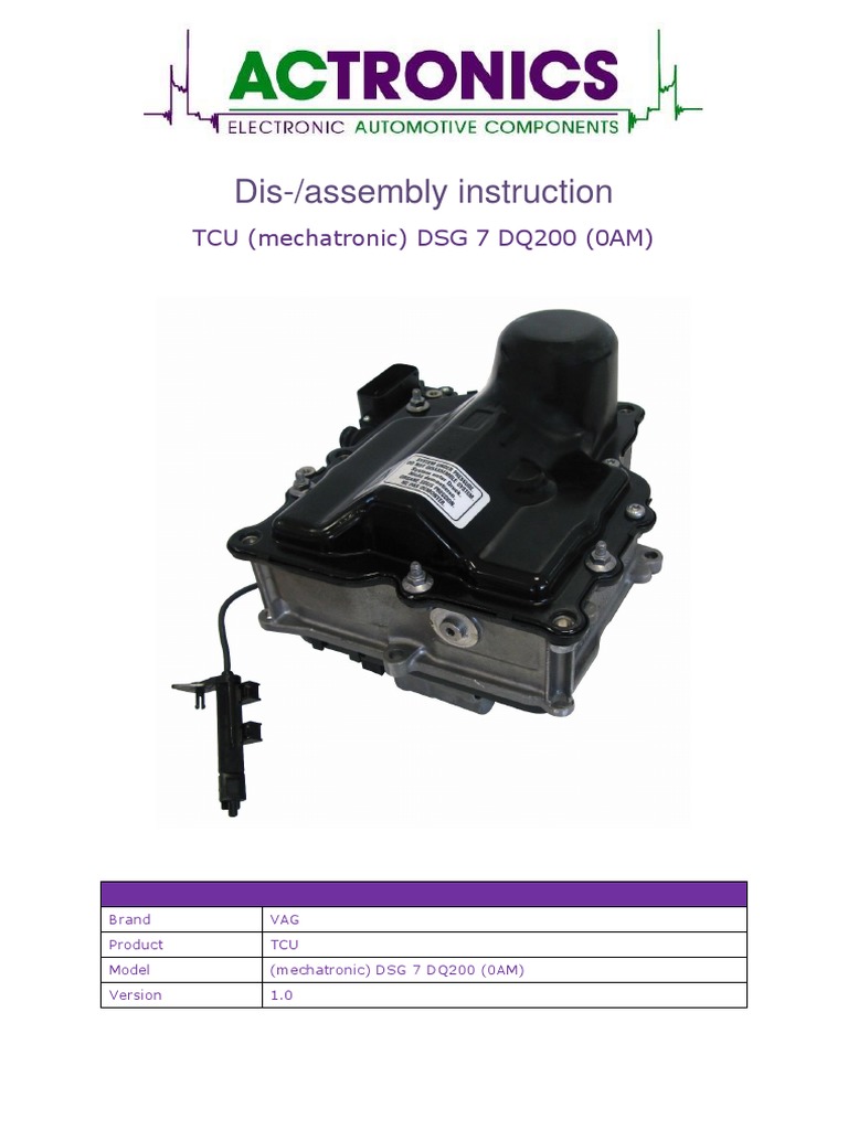 0am Mecatronica Ingles Original Pdf Manual Transmission Transmission Mechanics