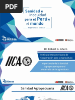 Robert Ahern, Especialista Principal en Sanidad Agropecuaria e Inocuidad de Alimentos del IICA