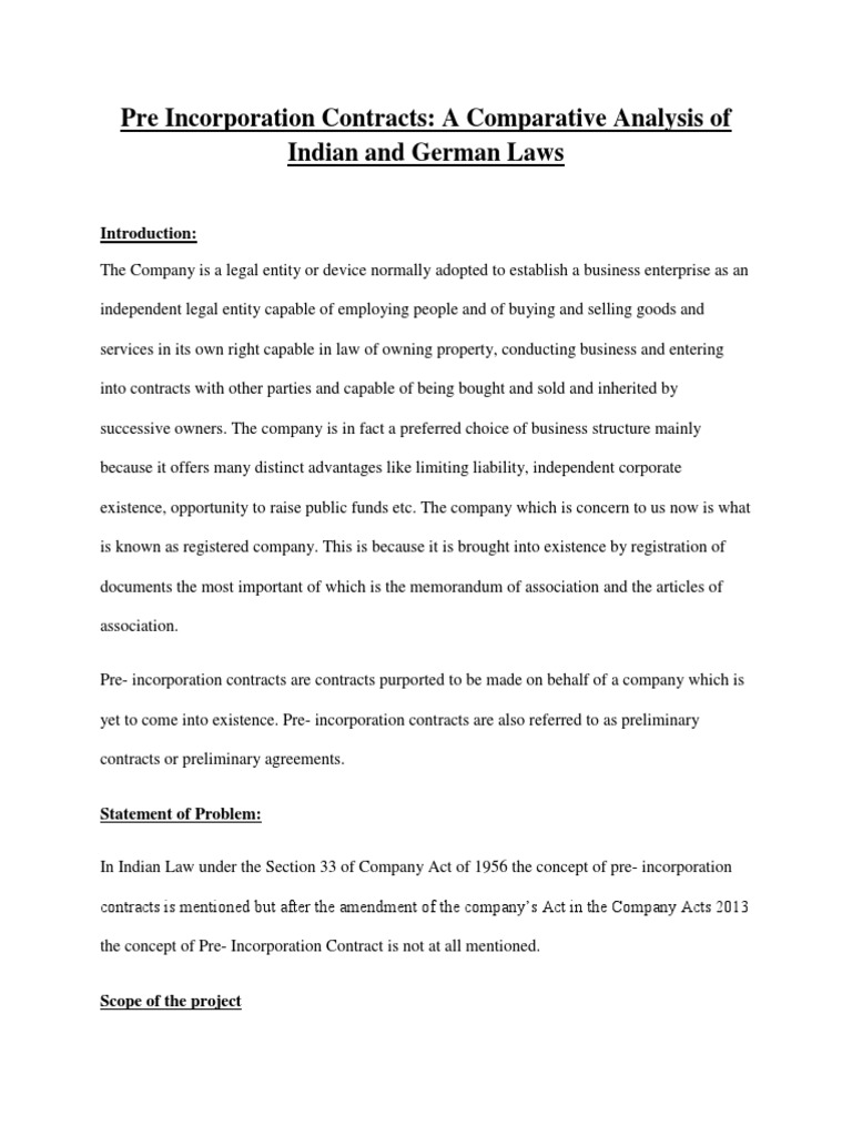 pre-incorporation-contracts-synopsis-pdf-legal-concepts-government