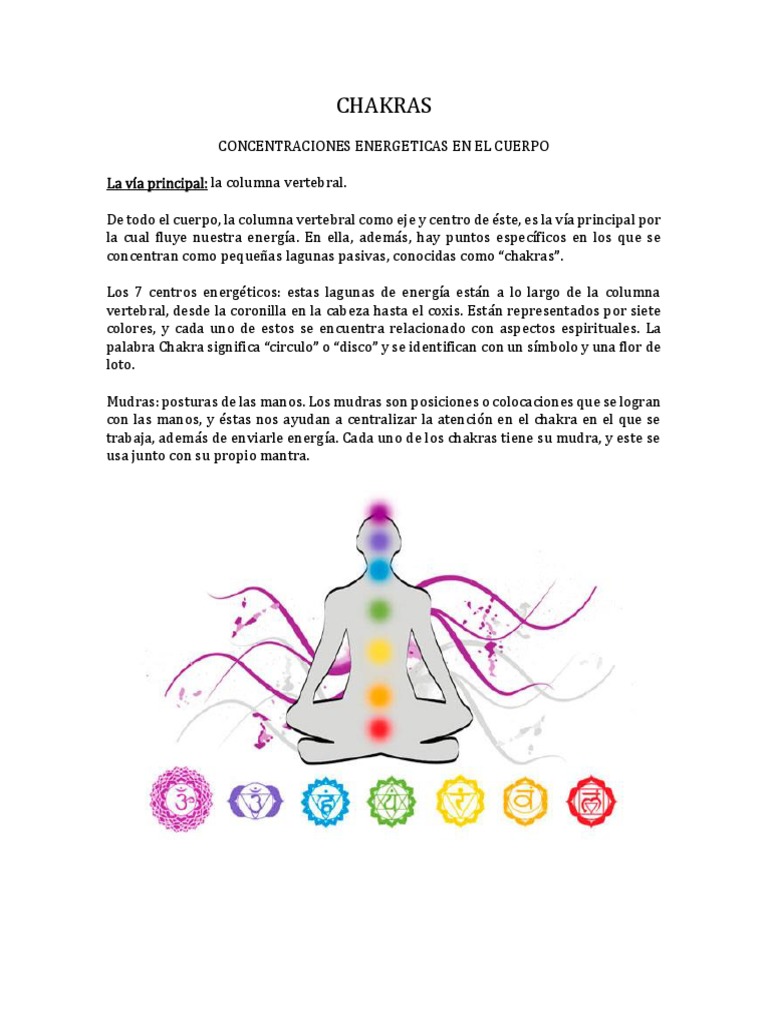 Guía de Chakras: Energía y Equilibrio | PDF | Chakra | Medicina