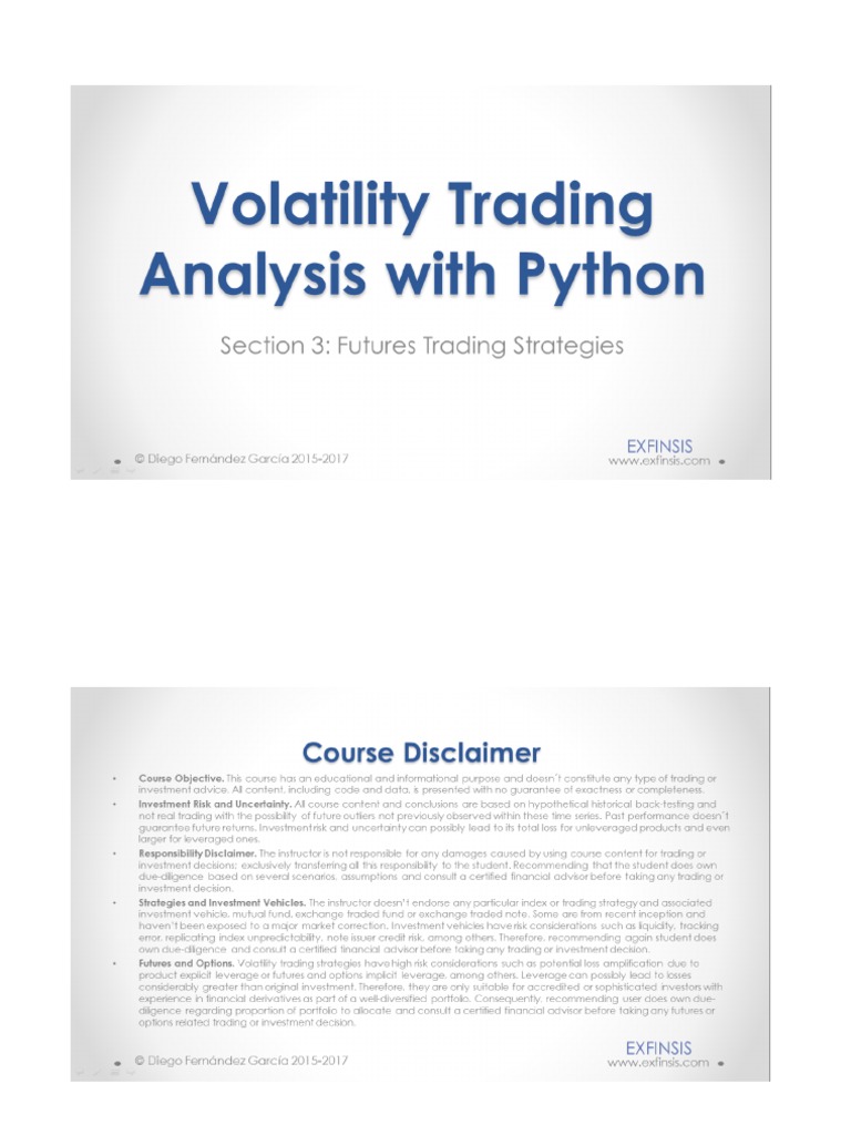 3.futures Trading Strategies Python | PDF