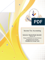 Income Tax Accounting