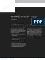 The Cambridge Encyclopedia of Language: Third Edition