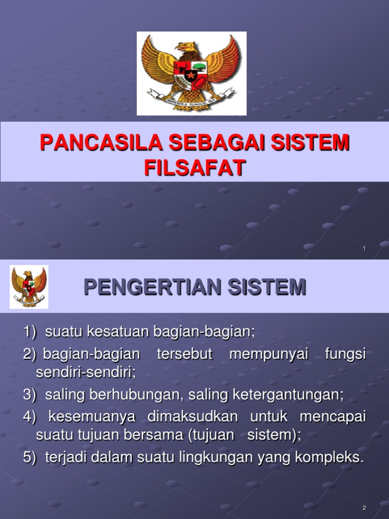 Bab 5 Pancasila Sebagai Sistem Filsafat