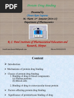 List of Highly Protein Bound Drugs | PDF
