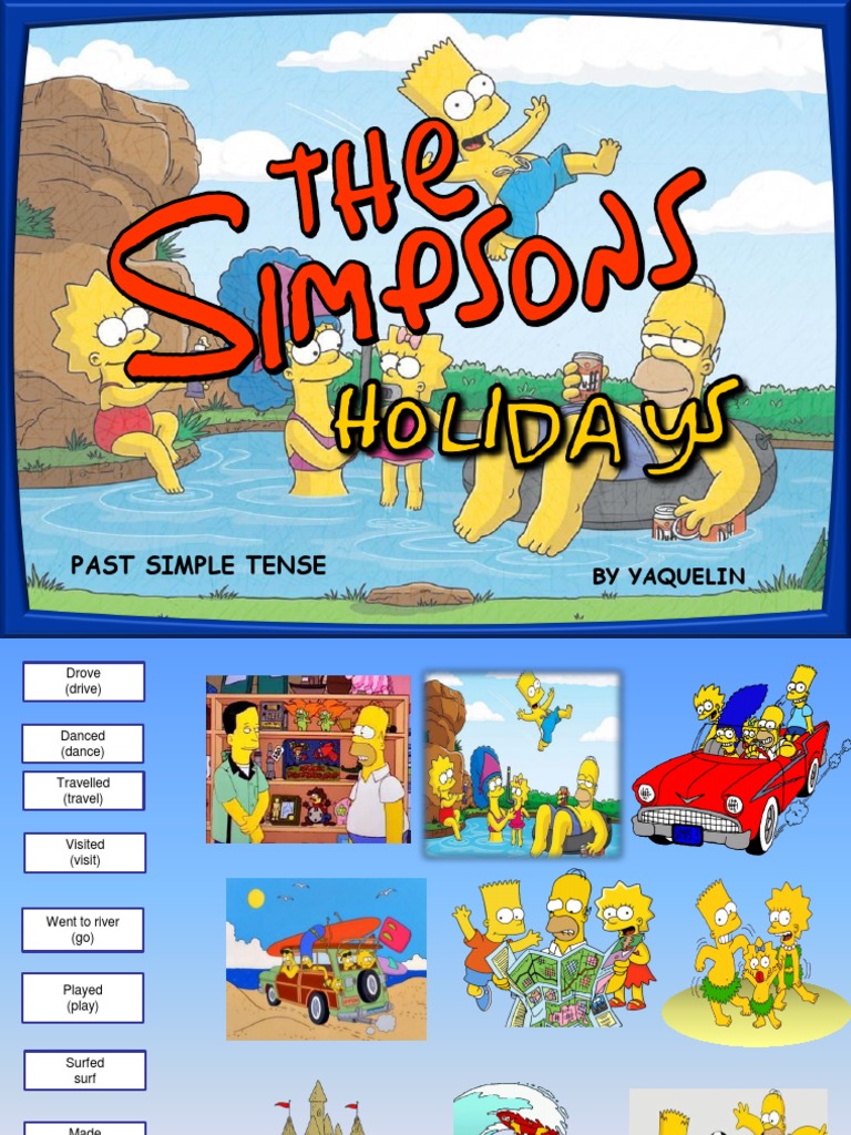 2the Simpsons Holidays | PDF | Verb | Languages