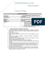 Informe N 1 Asesoria en Prev de Riesgos APSI Ltda PDF