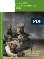 U S Marines in Iraq 2003 Anthology and Annotated Bibliography