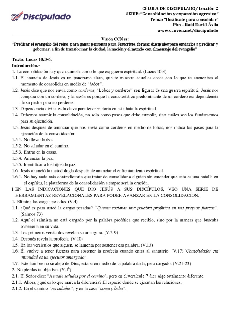 Leccion 2 | PDF | Paz | Jesús