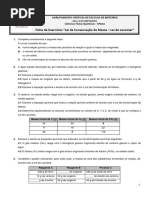 Ficha de Exercícios - Lei de Lavoisier e Acerto de Eqs Quimicas (1)