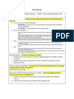 Pathogen Defense Lesson Plan