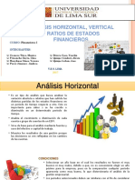 Analisis Horizontal Vertical y Ratios Financieros