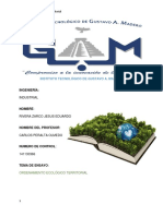 Instituto Tecnológico de Gustavo A. Madero: Ordenamiento Ecológico Territorial