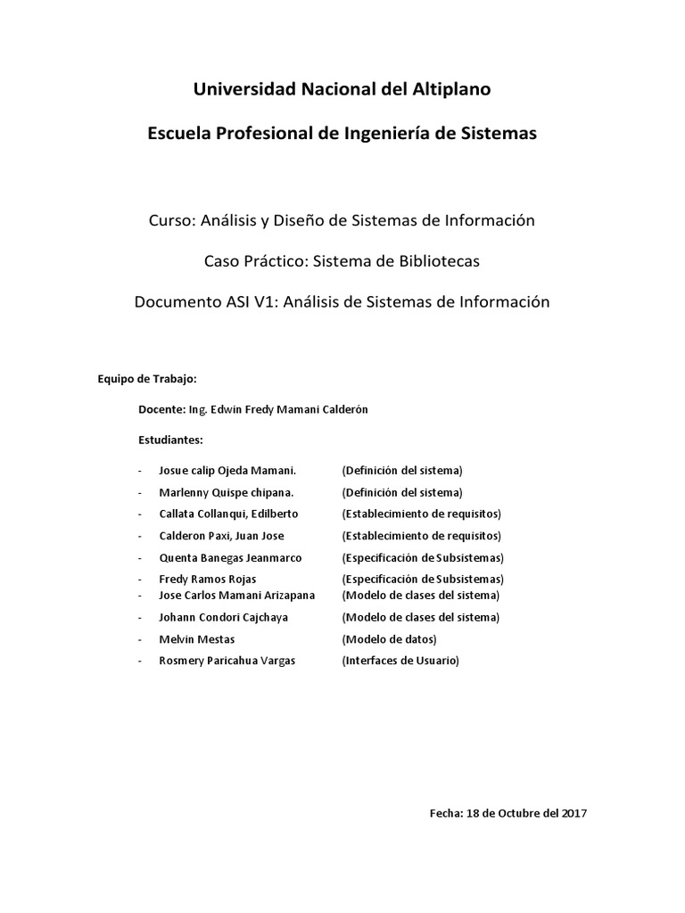 Análisis de Sistema de Bibliotecas UNAP | PDF | Caso de uso | Libros