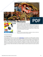 La RevoluciÃ N Mexicana Historia de MÃ©xico