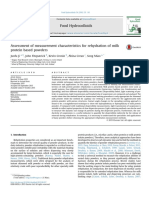 Assessment of Measurement Characteristics For Rehydration of Milk Ji 2016