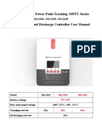 ML Maximum Power Point Tracking (MPPT) Series Solar Charge and Discharge Controller User Manual