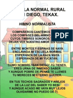 Himno Escuela Normal Rural San Diego Tekax