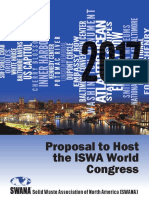 SWANAs Proposal To Host The ISWA World Congress 2017