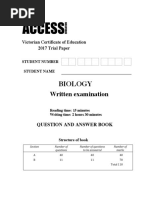 Ap Biology 2020 Practice Exam 2 MCQ Answers | PDF | Dna | Enzyme