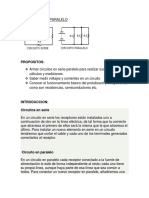 Circuito Serie-Paralelo Electrónica Bachillerato