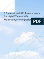 3 Dimensional KPI Assessments for High Efficient NFV Multi Vendor Integration