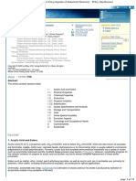 Acrylic Acid and Derivatives: Ullmann's Encyclopedia of Industrial Chemistry