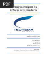 Manual Ocorrencias Entrega