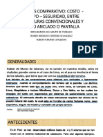 Costo Comparativo de Muros Anclados y Calzaturas PDF