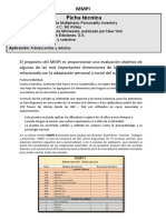 MMPI: Ficha técnica del test de personalidad Minnesota Multiphasic Personality Inventory