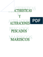 Características y clasificaciones de los pescados y mariscos