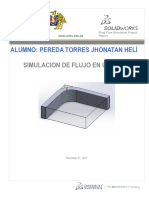 Alumno: Pereda Torres Jhónatan Helí: Simulacion de Flujo en Un Codo