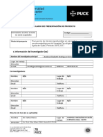 Formato para Presentar Proyectos CEISH A - Rodríguez