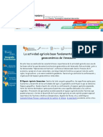 La Actividad Agrícola Base Fundamental de La Estructura Geoeconómica de Venezuela