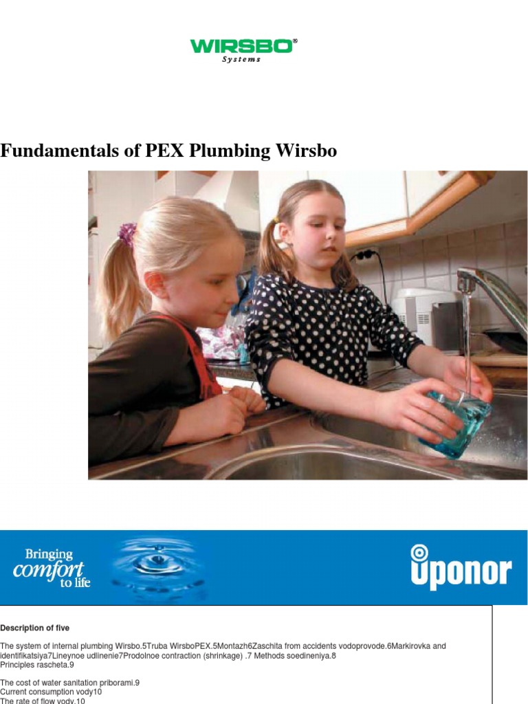 Catalog Wirsbo Pex Plumbing PDF Plumbing Pipe (Fluid Conveyance)