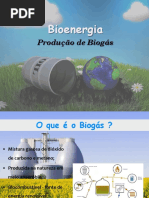 Produção de Biogas
