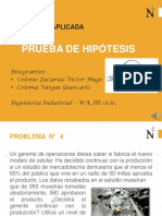 Estadistica Aplicada Hipotesis UPN