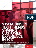 5 Data-Driven Tech Trends Shaping Customer Experience IN 2017