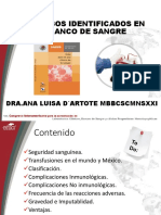 Riesgos Identificados en Banco de Sangre