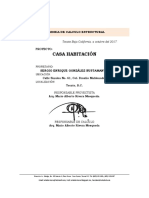 Calculo Estructural - Sr. Enrique