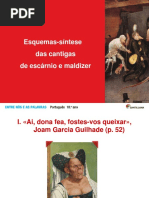 11330 Esquema Síntese Das Cantigas