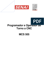 Programador e Operador de Torno a CNC - MCS 505