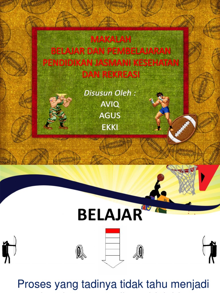 Makalah Belajar Dan Pembelajaran
