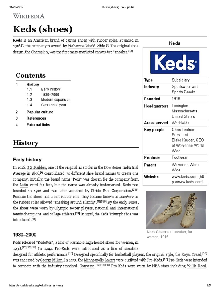 keds shoes wiki