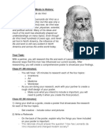 Da Vinci Assignment Handout