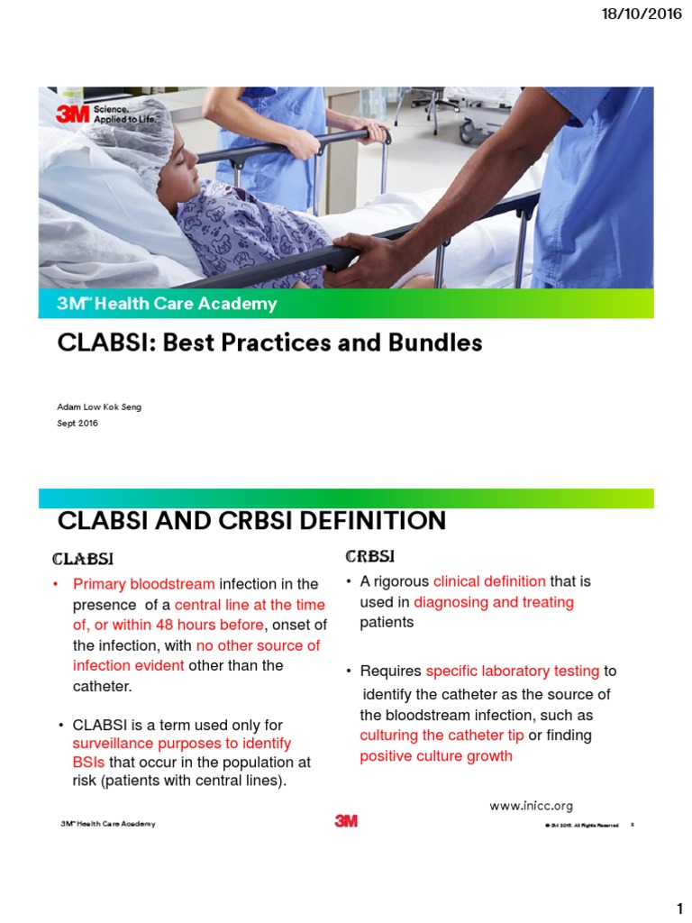 Adam Low - CLABSI Best Practice and Bundles PDF | PDF | Intravenous ...