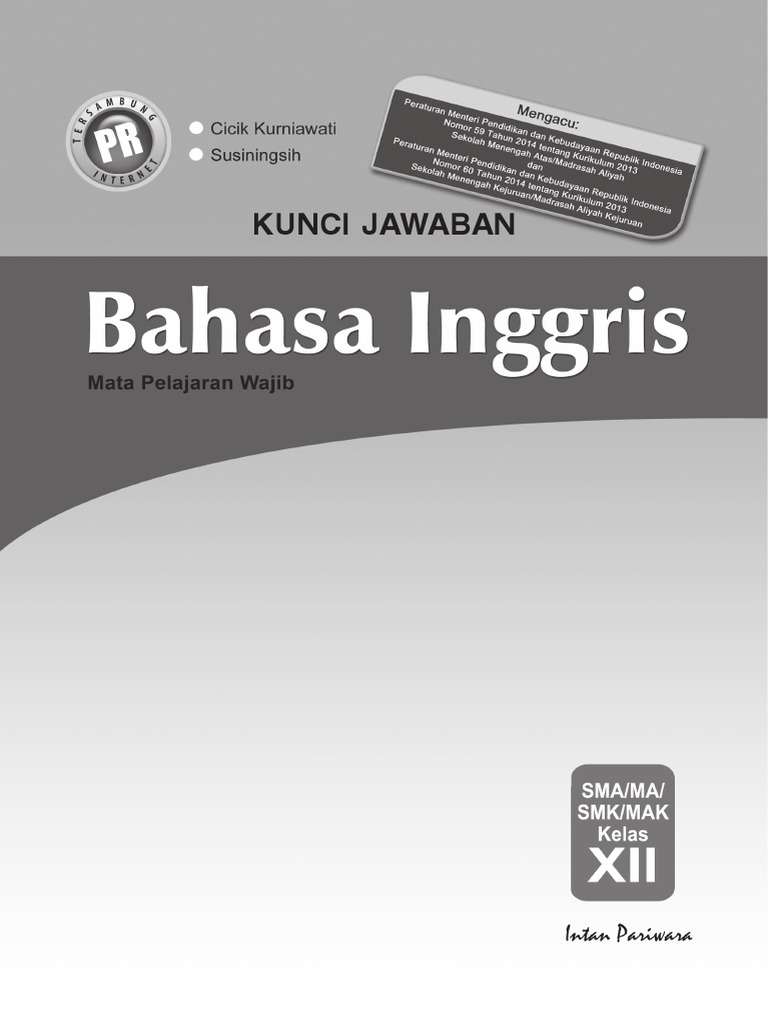 Xiia Bahasa Inggris